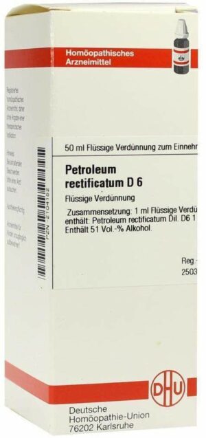 Dhu Petroleum Rectificatum D6 50 ml Dilution