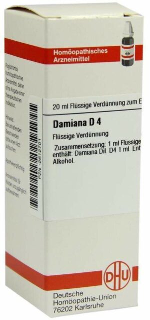 Damiana D4 20 ml Dilution