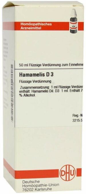 Hamamelis D3 Dhu 50 ml Dilution