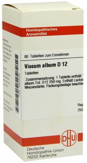 Viscum Album D 12 80 Tabletten