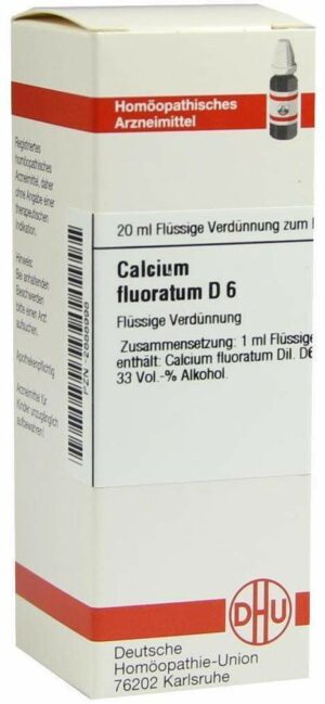 Calcium Fluoratum D 6 20 ml Dilution