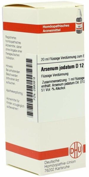 Arsenum Jodatum D 12 Dilution