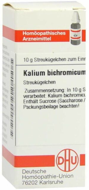 Kalium Bichromicum C 30 10 G Globuli