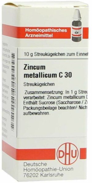 Zincum Metallicum C30 10 G Globuli