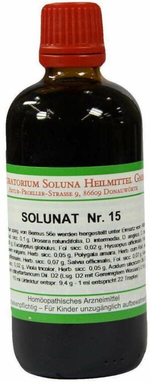 Solunat Nr.15 Tropfen 100 ml Tropfen