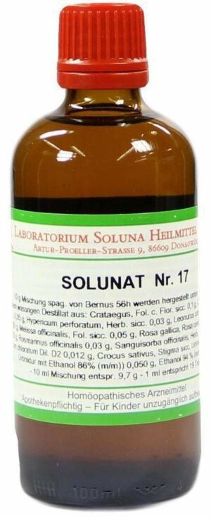 Solunat Nr. 17 Tropfen 100 ml Tropfen