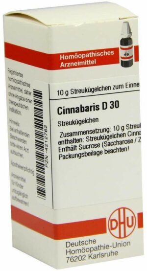 Cinnabaris D30 10 G Globuli