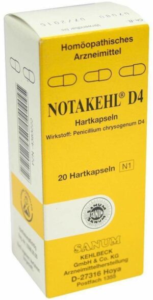 Notakehl D4 20 Kapseln