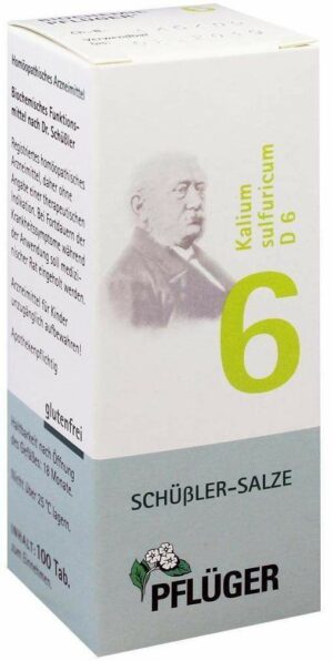 Biochemie Pflüger 6 Kalium Sulfuricum D6 100 Tabletten