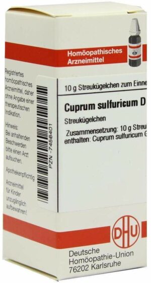 Cuprum Sulfuricum D 12 Globuli