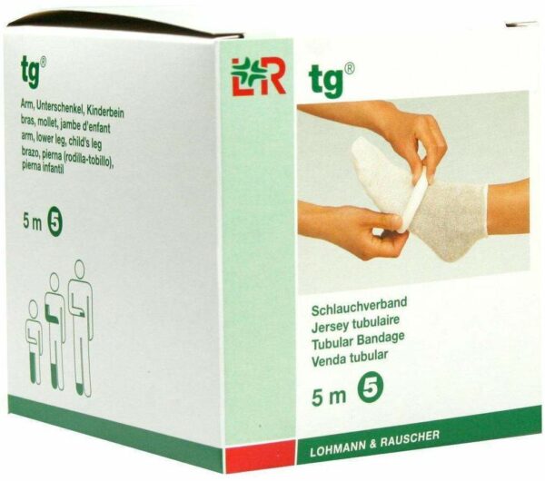 Tg Schlauchverband Gr. 5 Weiß 5 M 1 Verband