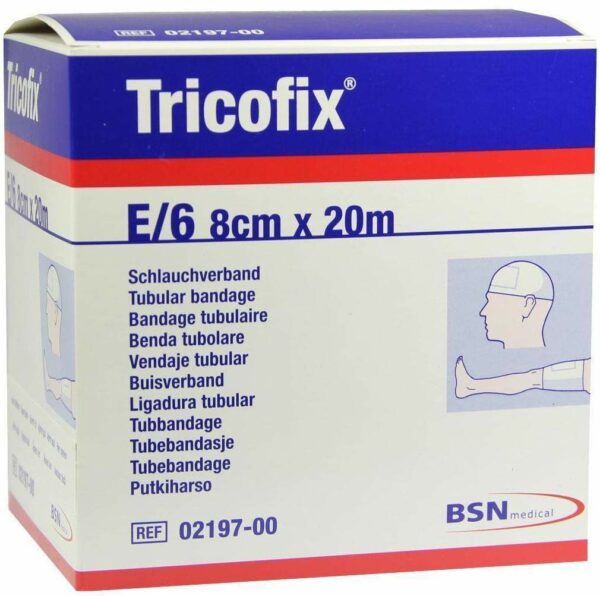 Tricofix Schl.-Verband Gr.E 20mx8cm 2197