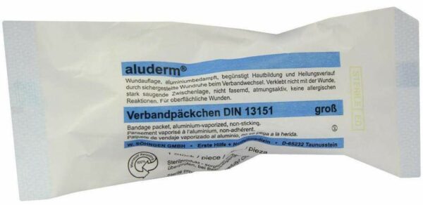 Aluderm Verbandpäckchen Groß 1 Verband