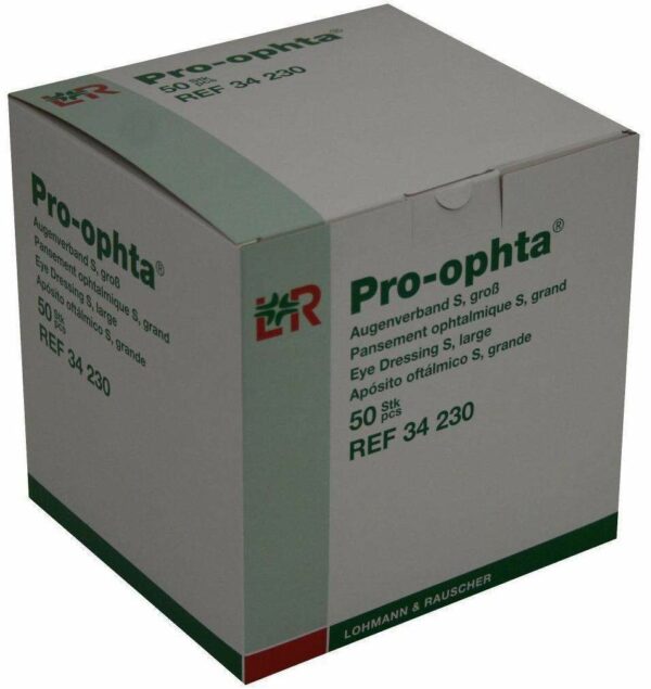 Pro Ophta 50 Augenverbände S Groß 34230