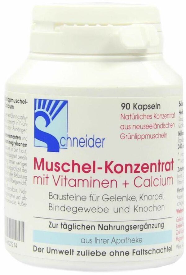 Muschel Konzentrat Mit Vitaminen 90 Kapseln