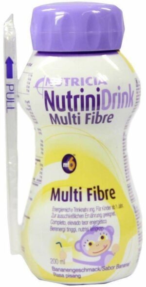 Nutrini Drink Multifibre Bananengeschmack 200 ml Flüssigkeit