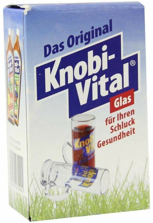 Knobivital Glas 50 ml Messbecher