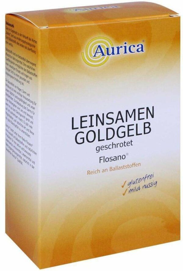 Leinsamen Goldgelb Geschrotet 500 G