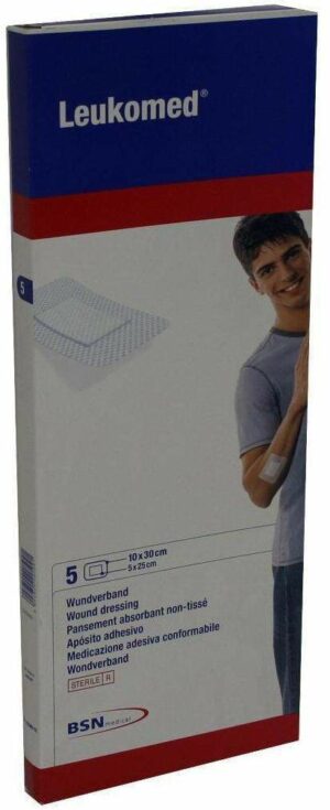 Leukomed 5 Sterile Pflaster 10 X 30 cm