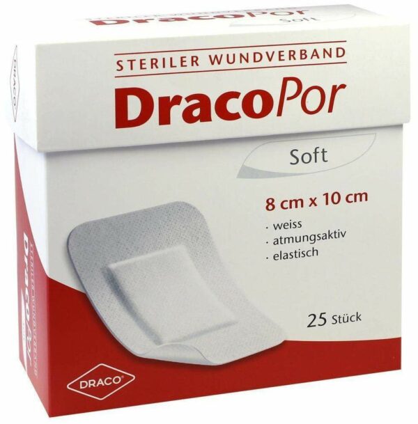 Dracopor Wundverband 10x8cm Steril 25  Verband