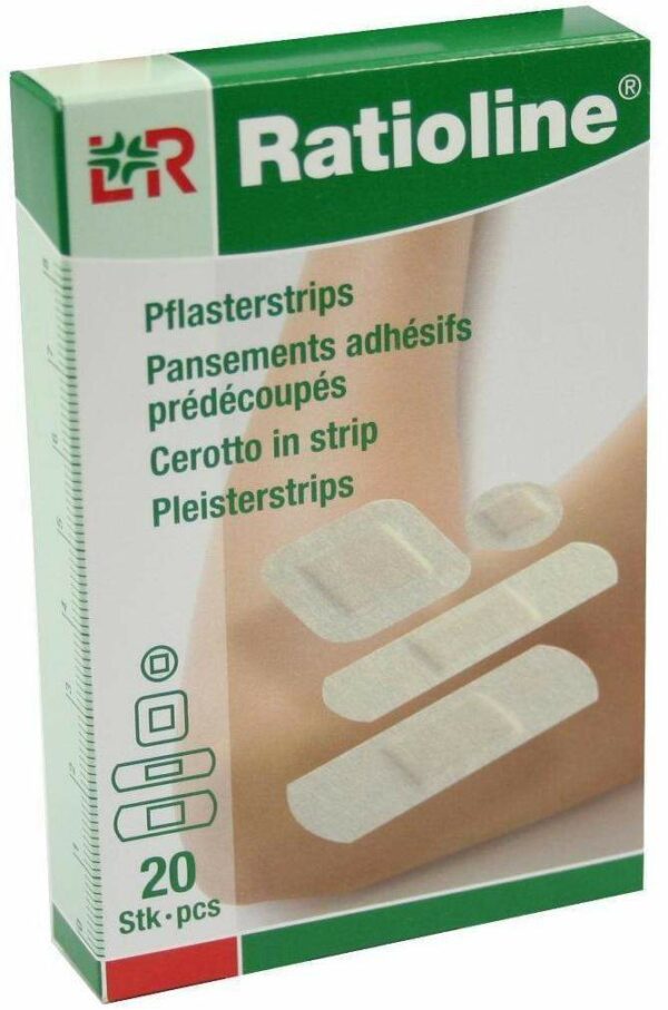 Ratioline Sensitive Pflasterstrips in 4 Größen 20 Pflaster