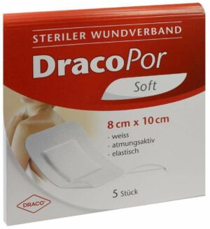 Dracopor Wundverband 10 X 8 cm Steril 5 Stück