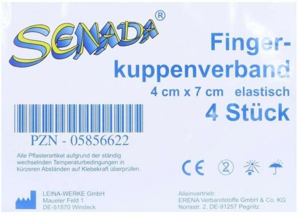 Senada Fingerkuppenverband 4 X7 cm 4 Verbände