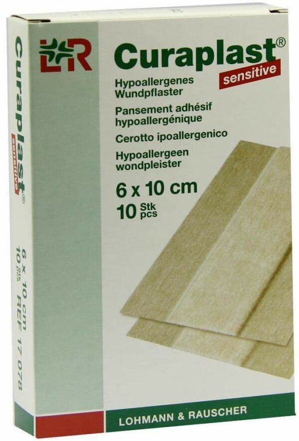 Curaplast Sensitive Wundschnellverband 6 X 10 cm 10 Pflaster