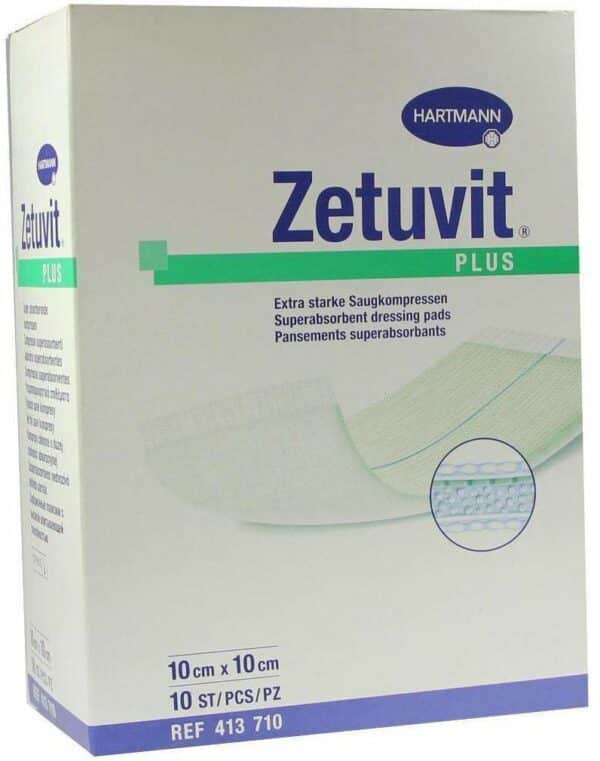 Zetuvit Plus Extrastarke Saugkompresse Steril 10x10cm