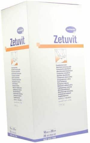 Zetuvit Saugkompresse Steril 10 X 20 cm 25 Stück