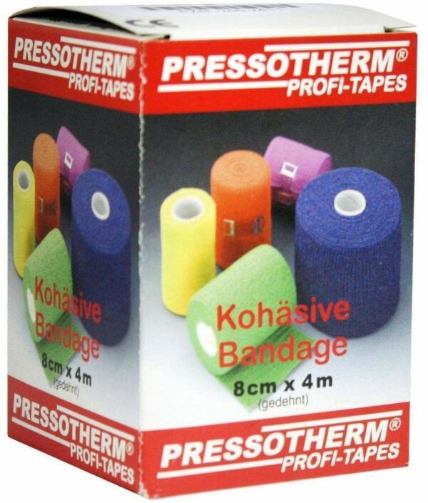 Pressotherm Kohäsive Bandage 8cm X 4m Grün