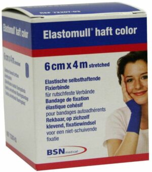 Elastomull Haft 4mx6cm 72207-03 Blau Fixierbinde