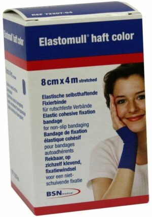 Elastomull Haft 4 M X 8 cm 72207 04 Blau 1 Fixierbinde