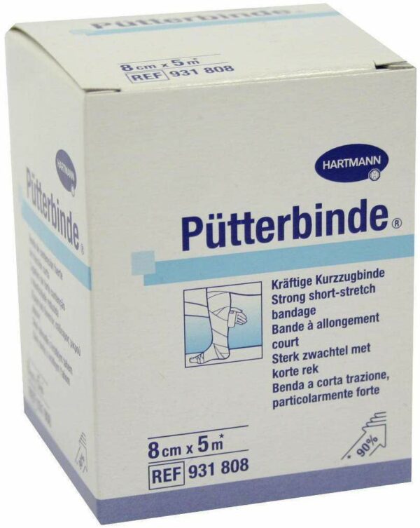 Pütter Binde 8 cm X 5 M 1 Binde