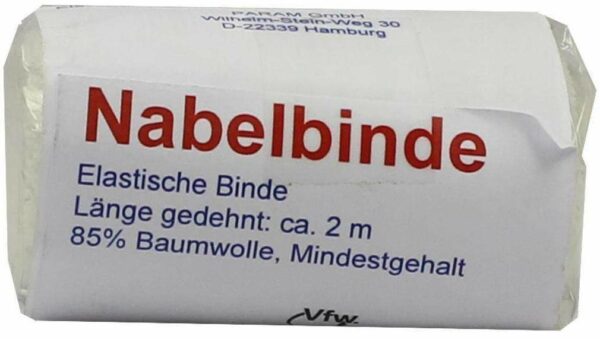 Nabelbinde 6 cm Mit Band Mit Cellophan