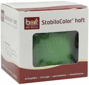 Bort Stabilocolor Haft Binde 6cm Grün