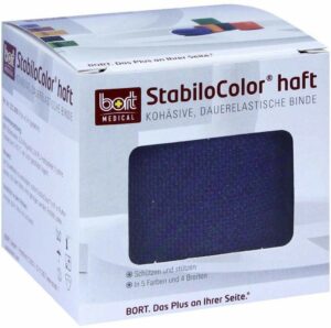 Bort Stabilocolor Haftbinde 6 cm Blau 1 Binde