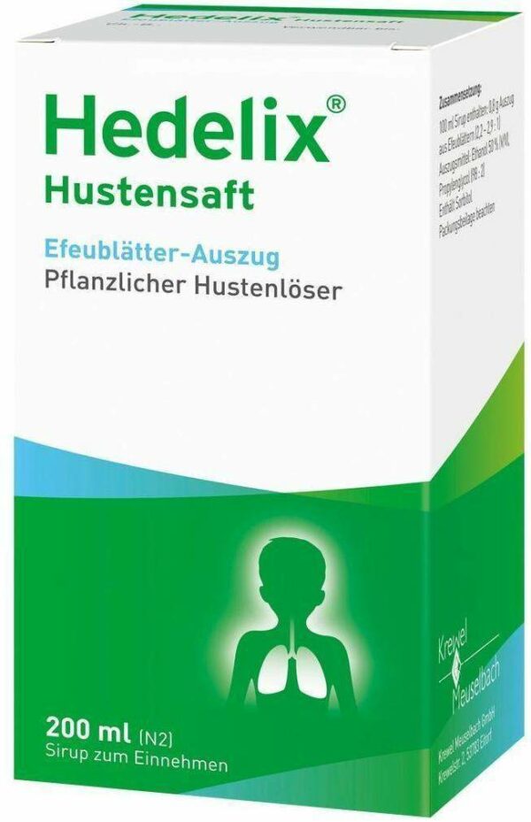 Hedelix Hustensaft Mit Efeublätter-Auszug 200 ml