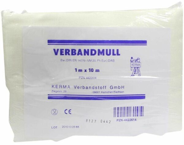 Verbandmull 1mx10m Unsteril