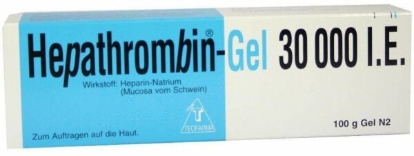 Hepathrombin Gel 30.000 100 G Gel