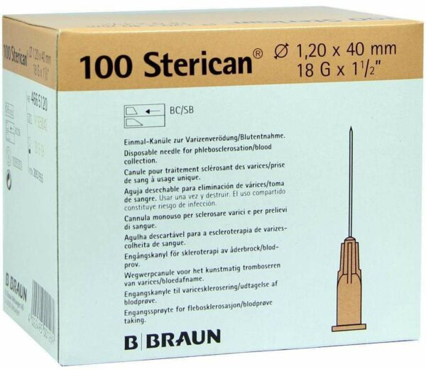 Sterican Kanülen 18 G X 1 1°2  1