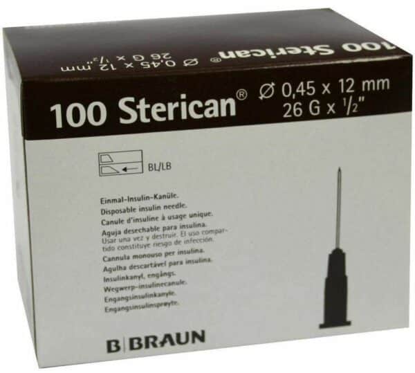 Sterican Insulin Einmalkanüle 26 G X 1°2  0