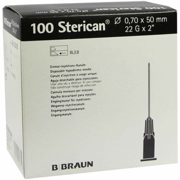 Sterican Kanülen 22 G X 2   0