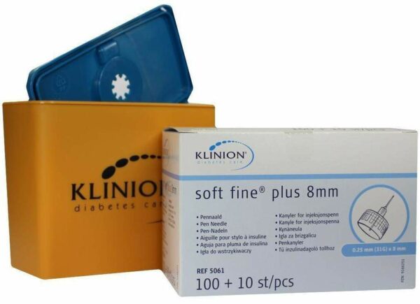 Klinion Soft Fine Plus Kanülen 8mm 31g 0