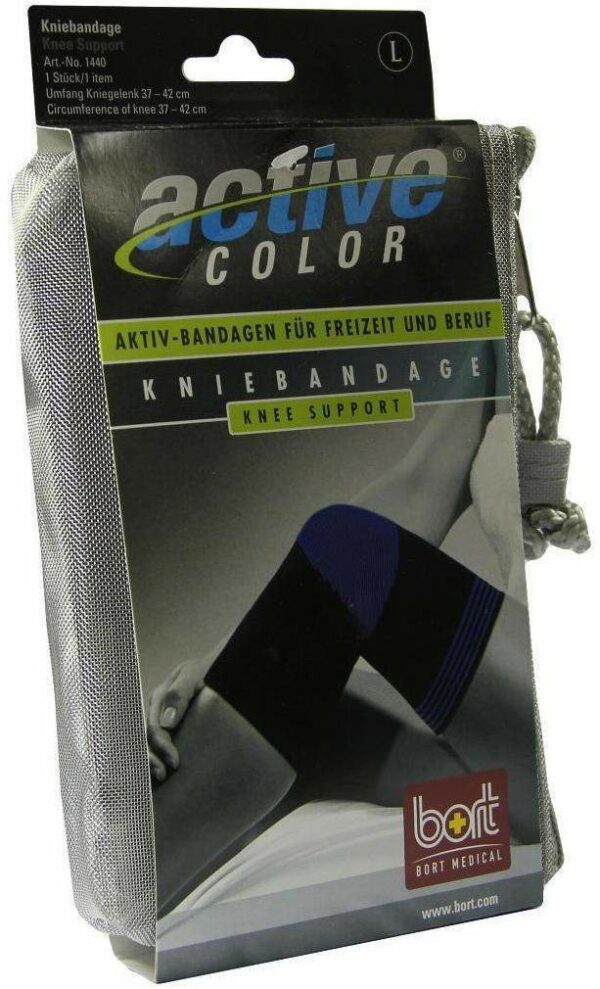 Bort Activecolor Kniebandage Large Schwarz