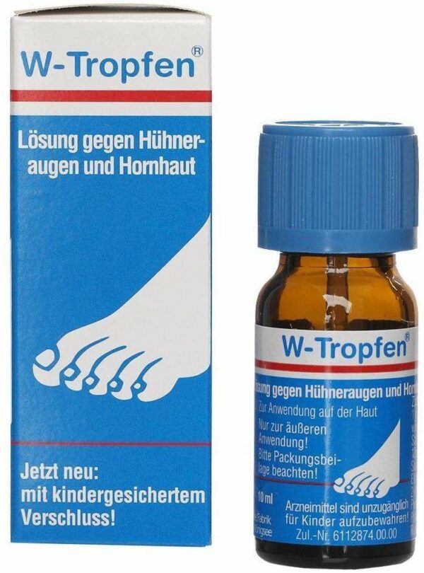 W-Tropfen Lösung Gegen Hühneraugen + Hornhaut 10 ml