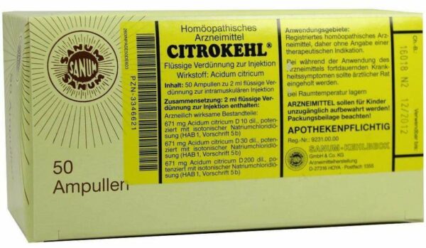 Citrokehl 50 X 2 ml Ampullen