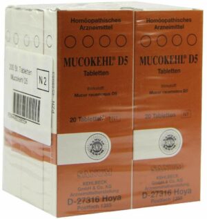 Mucokehl Tabletten D5 10 X 20 Tabletten