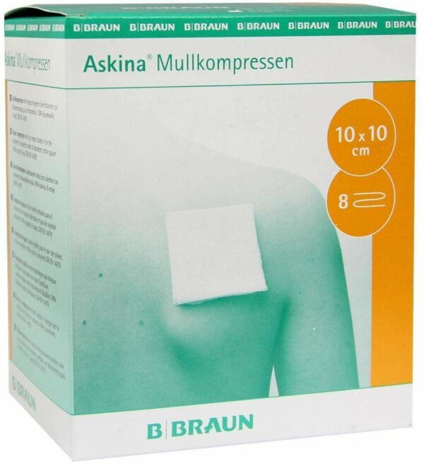 Askina Mullkompressen 10 X 10cm Steril 25 X 2 Kompressen