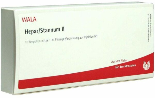 Hepar Stannum II 10x1 ml Ampullen